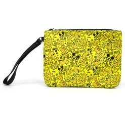 Promo 🛒 Buckle Down Disney Mickey Mouse Doodles Single Pocket Wallet Wristlet 🧨