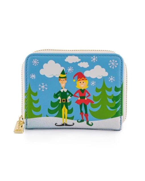 Best Pirce ⌛ Loungefly - Buddy The Elf And Friends Ziparound Wallet ⭐ -Pink a la Mode Elegant Shop ElfW1 1200x