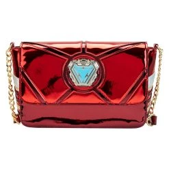 Budget β Loungefly - Marvel Iron Man 15th Anniversary Cosplay Crossbody Bag *PREORDER* π