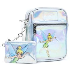 Cheap π Buckle Down Disney 100 - Tinker Bell Holographic Crossbody Bag And ID/Coin Bag - PRESALE π