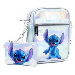 Hot Sale π₯ Buckle Down Disney 100 - Stitch Holographic Crossbody Bag And ID/Coin Bag - PRESALE π