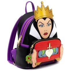 Cheap 👏 Loungefly - Disney Snow White And The Seven Dwarfs Evil Queen Cosplay Mini 🎒 Backpack ❤️ -Pink a la Mode Elegant Shop Side 3fc6c282 0736 47b0 9bf9 8182a793484e 1200x