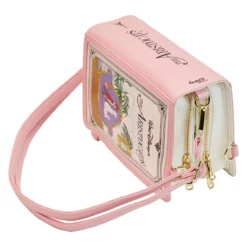 Discount 😀 Loungefly - Disney The Aristocats Classic Book Convertible Crossbody Mini 🎒 Backpack *PREORDER* ❤️ -Pink a la Mode Elegant Shop WDTB2719 LFDISNEYTHEARISTOCATSCLASSICBOOKCONVERTIBLECROSSBODY3427QUARTER 1200x