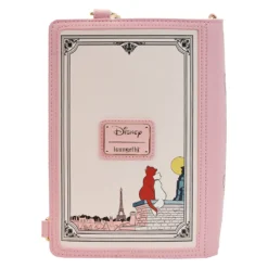 Discount 😀 Loungefly - Disney The Aristocats Classic Book Convertible Crossbody Mini 🎒 Backpack *PREORDER* ❤️ -Pink a la Mode Elegant Shop WDTB2719 LFDISNEYTHEARISTOCATSCLASSICBOOKCONVERTIBLECROSSBODY3431BACK 1200x
