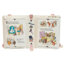 Discount 😀 Loungefly - Disney The Aristocats Classic Book Convertible Crossbody Mini 🎒 Backpack *PREORDER* ❤️ -Pink a la Mode Elegant Shop WDTB2719 LFDISNEYTHEARISTOCATSCLASSICBOOKCONVERTIBLECROSSBODY3435OPENINSIDE 1200x