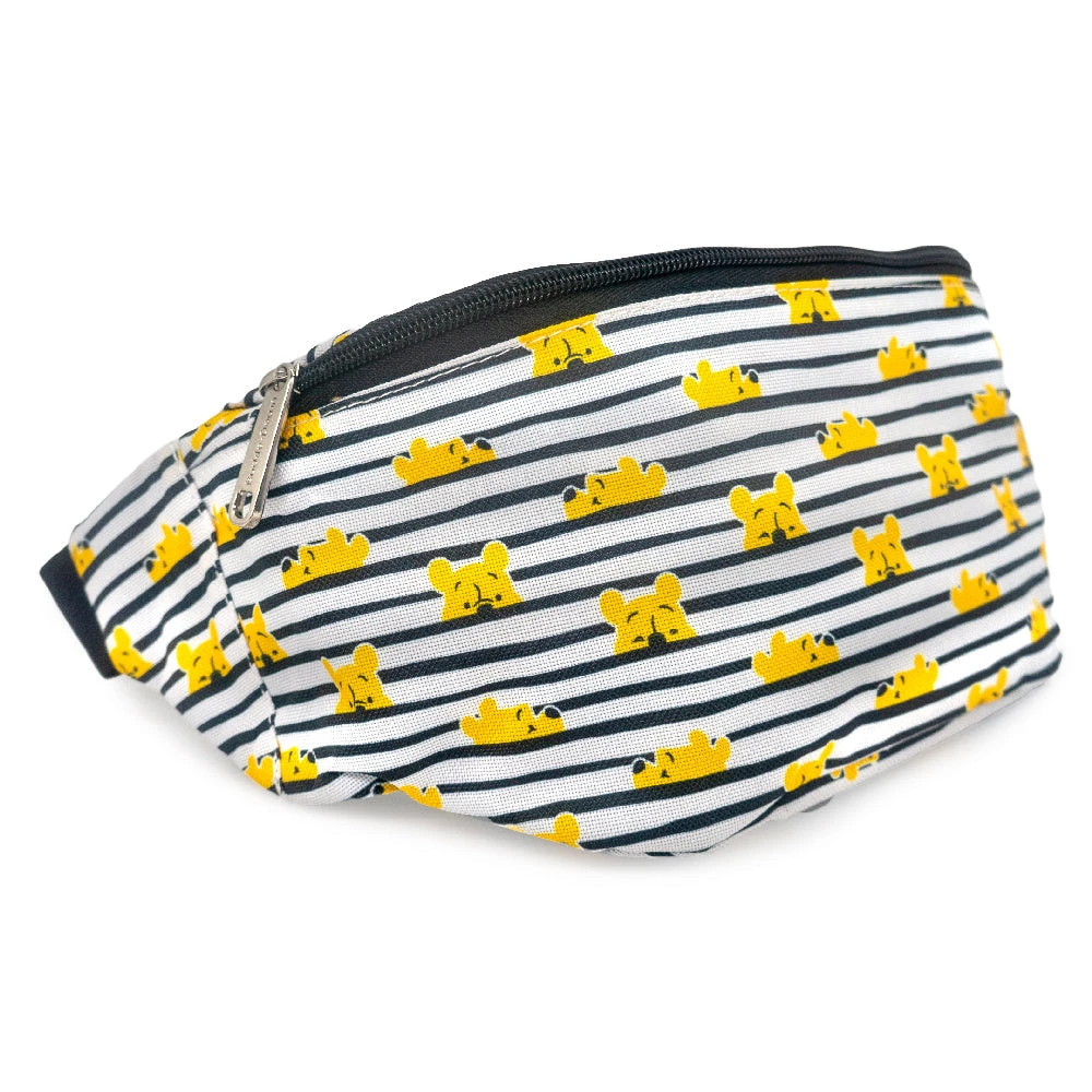 Outlet π Buckle-Down Fanny Pack - Winnie The Pooh Peeking Stripes White Black β¨ 2 Outlet π Buckle-Down Fanny Pack - Winnie The Pooh Peeking Stripes White Black β¨ - Image 2