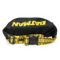 New 😍 Buckle-Down Fanny Pack - BATMAN Bat Signal Stripes Utility Belt Black Gray Yellow 💯 -Pink a la Mode Elegant Shop monzq5nkkyshhoftkz9r 1200x
