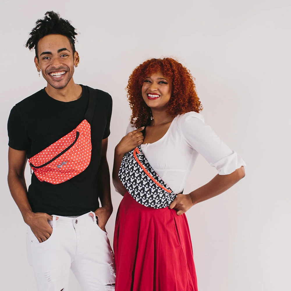 Promo π₯° Buckle-Down Fanny Pack - Mickey Mouse Ears Icon Scattered Black White π― 4 Promo π₯° Buckle-Down Fanny Pack - Mickey Mouse Ears Icon Scattered Black White π― - Image 4