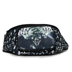 Deals 🛒 Buckle-Down Fanny Pack - Joker The Killing Joke Holding Head Pose HAHAHA White Black ❤️